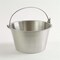 Admiral Craft Pure Stainless Steel Milk Pail Seamless Brushed Finish 2 Quart
